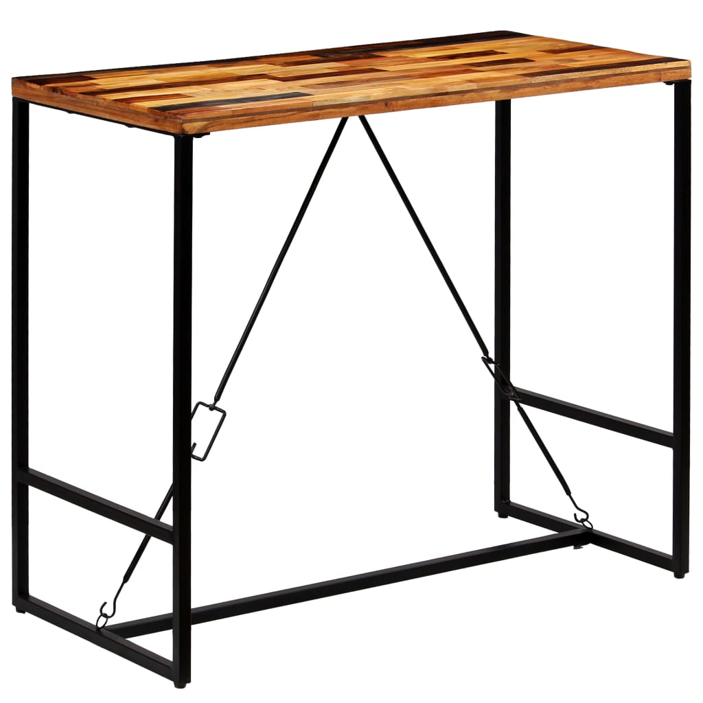 Barbord gjenvunnet heltre 120x60x106 cm