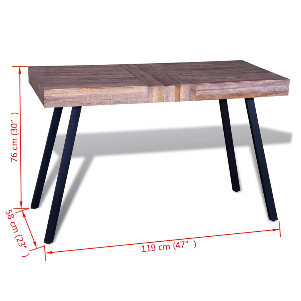 Bord gjenvunnet teak