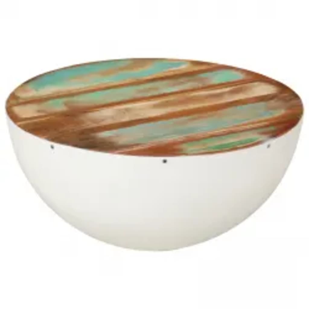 Bolleformede salongbord 2 stk gjenvunnet heltre