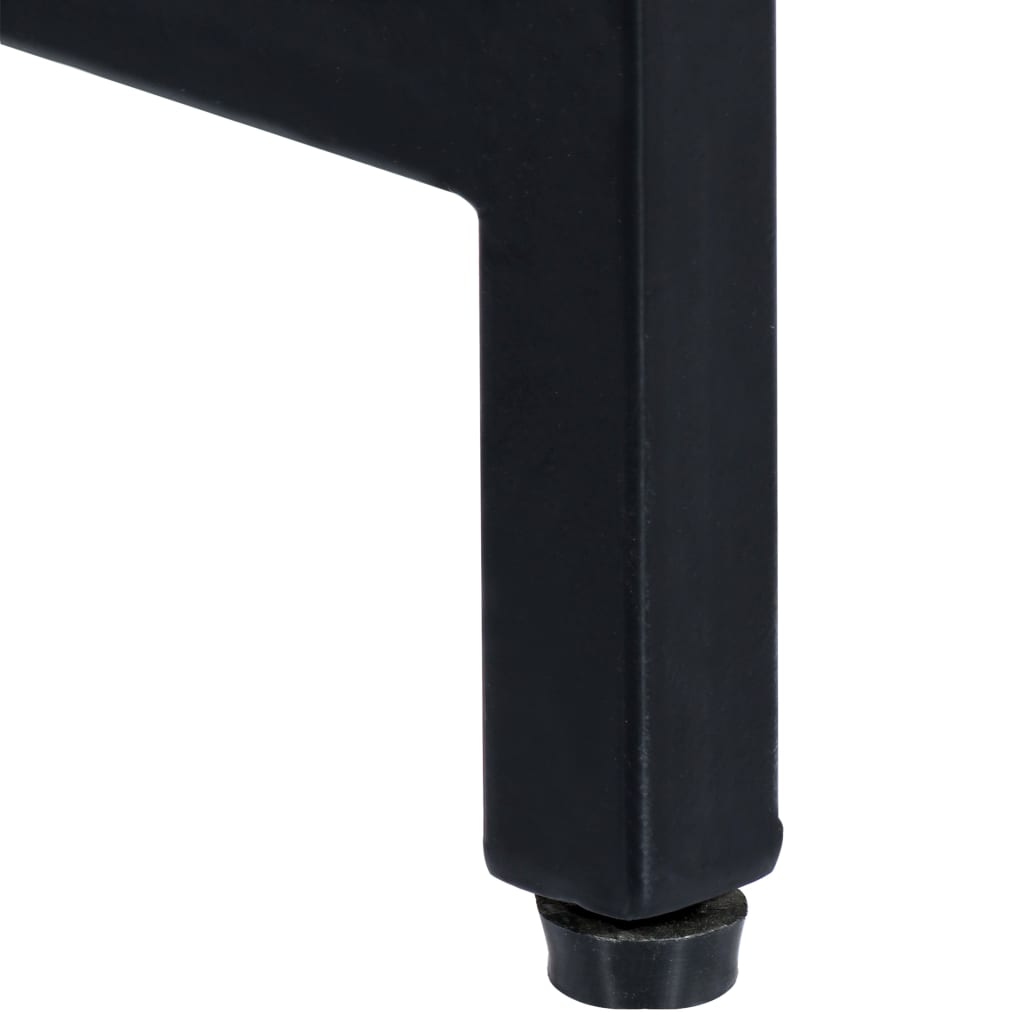 Konsollbord 140x35x76 cm grov heltre mango