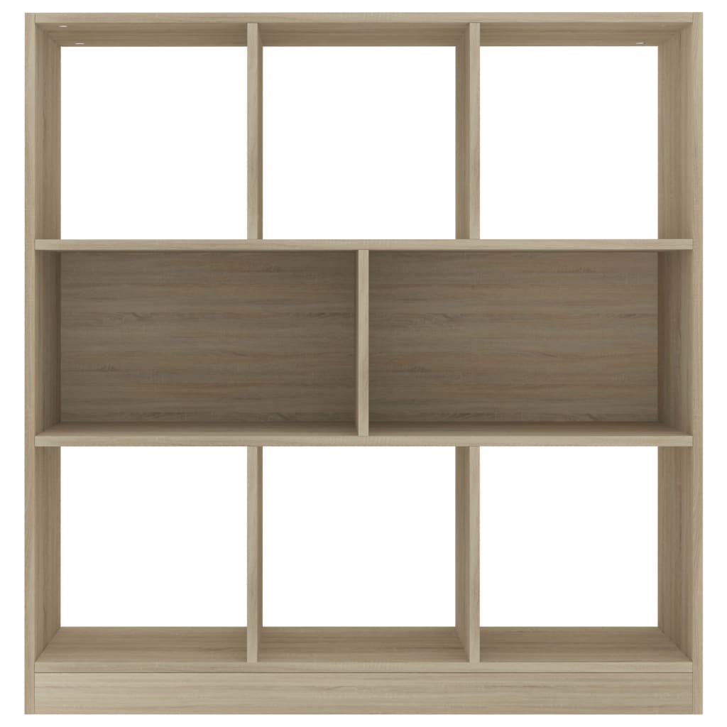 Bokhylle sonoma eik 97,5x29,5x100 cm konstruert tre