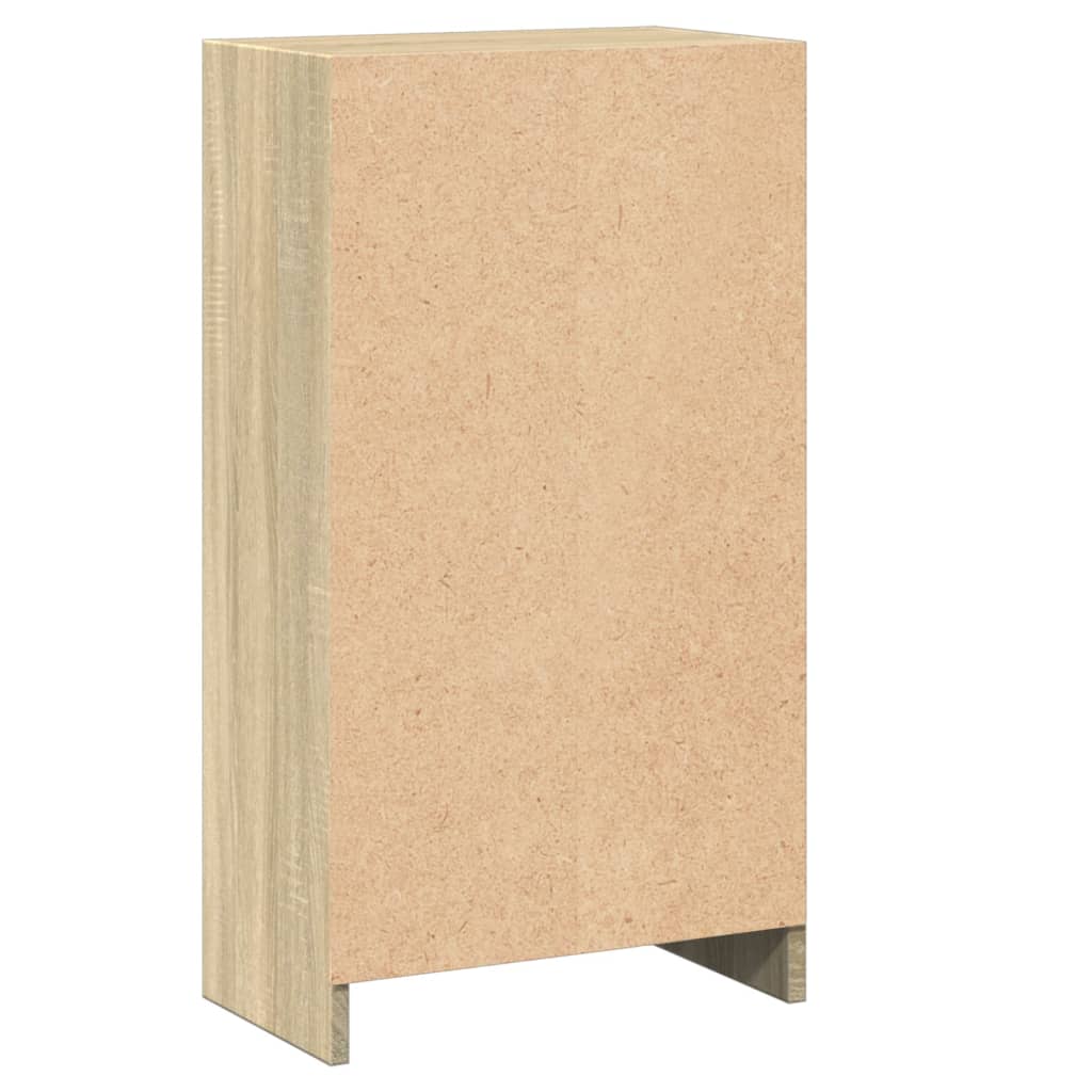 Bokhylle sonoma eik 40x24x75 cm konstruert tre