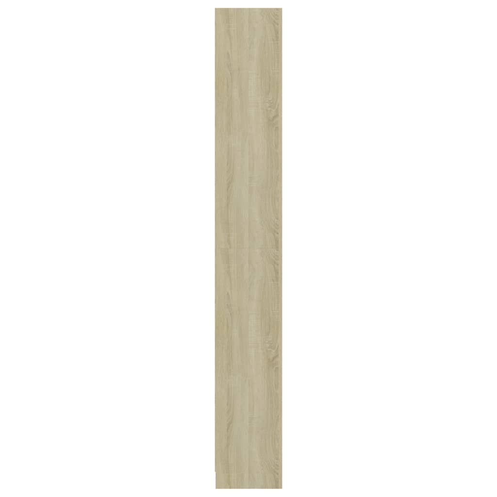 Bokhylle 5 nivåer sonoma eik 40x24x175 cm konstruert tre