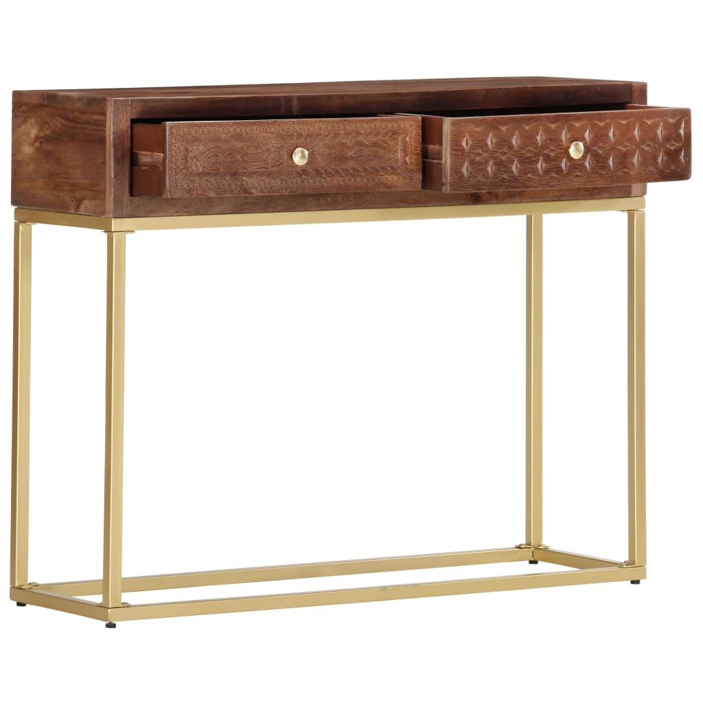 Konsollbord 90x30x75 cm heltre mango
