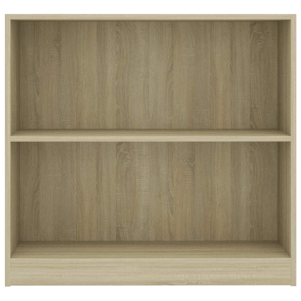 Bokhylle sonoma eik 80x24x75 cm konstruert tre