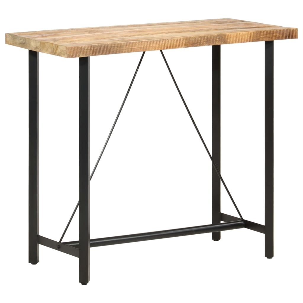 Barbord 120x58x107 cm grov heltre mango