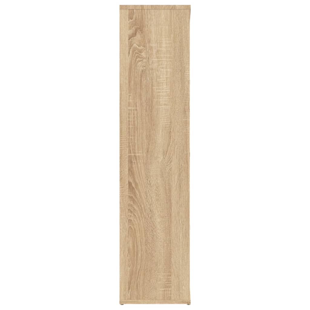 Bokhylle sonoma eik 50x25x106 cm konstruert tre