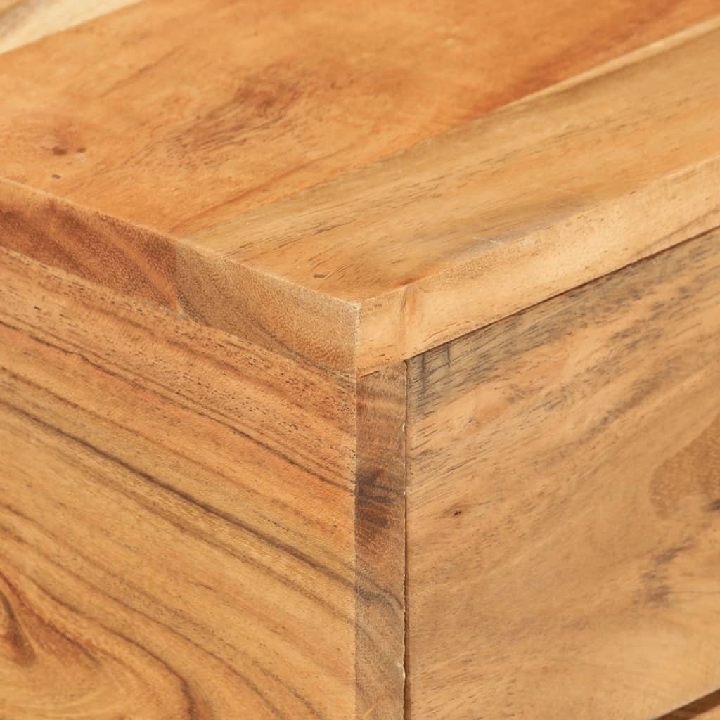 U-formet sidebord 45x30x61 cm heltre akasie