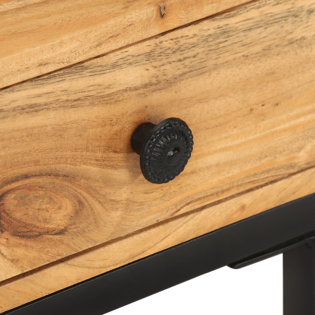 U-formet sidebord 45x30x61 cm heltre akasie