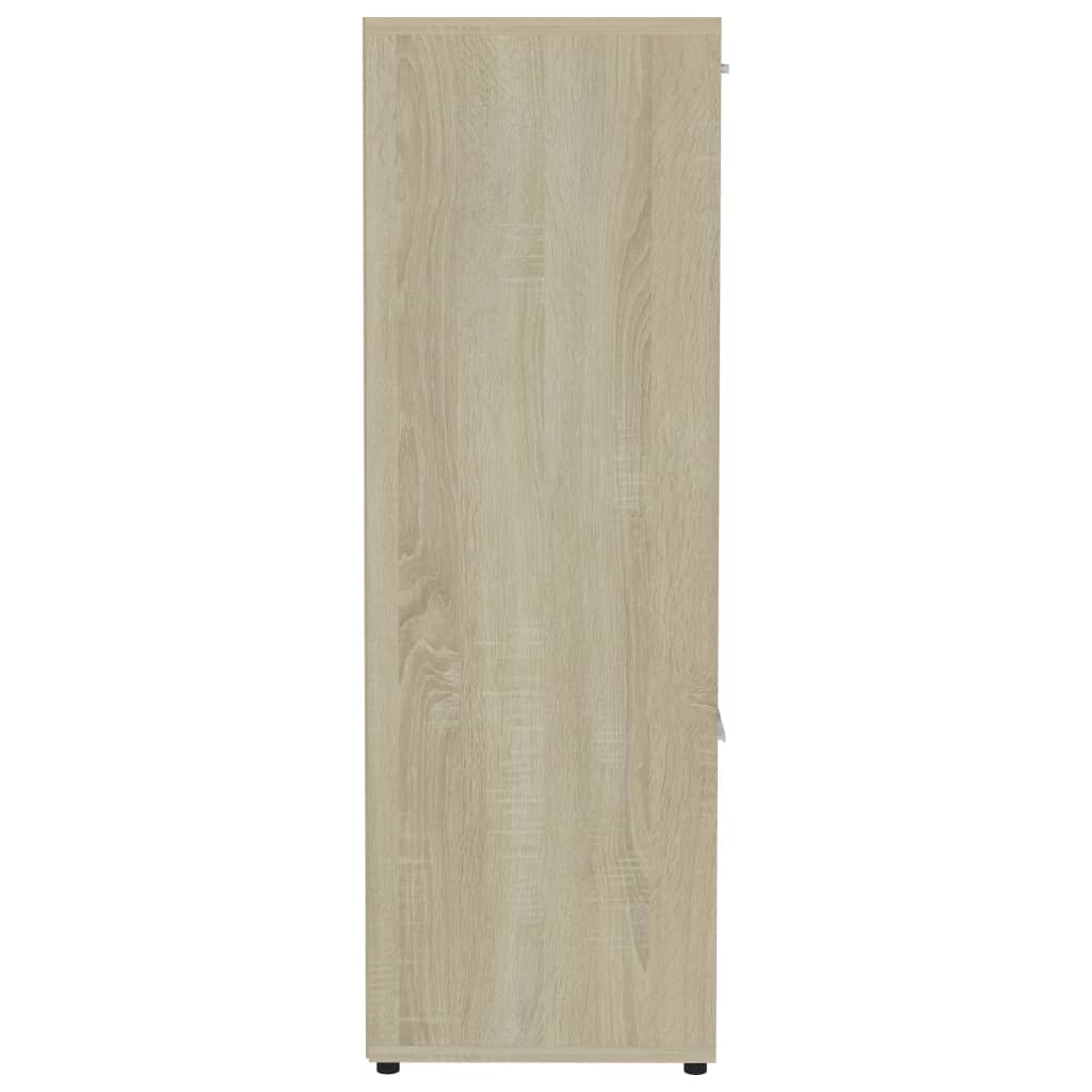 Bokhylle sonoma eik 90x30x90 cm konstruert tre