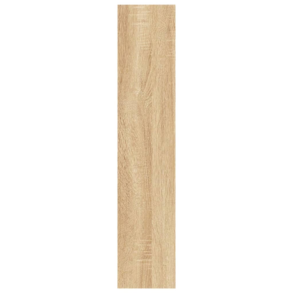 Vegghylle sonoma eik 90x16x78 cm sponplate