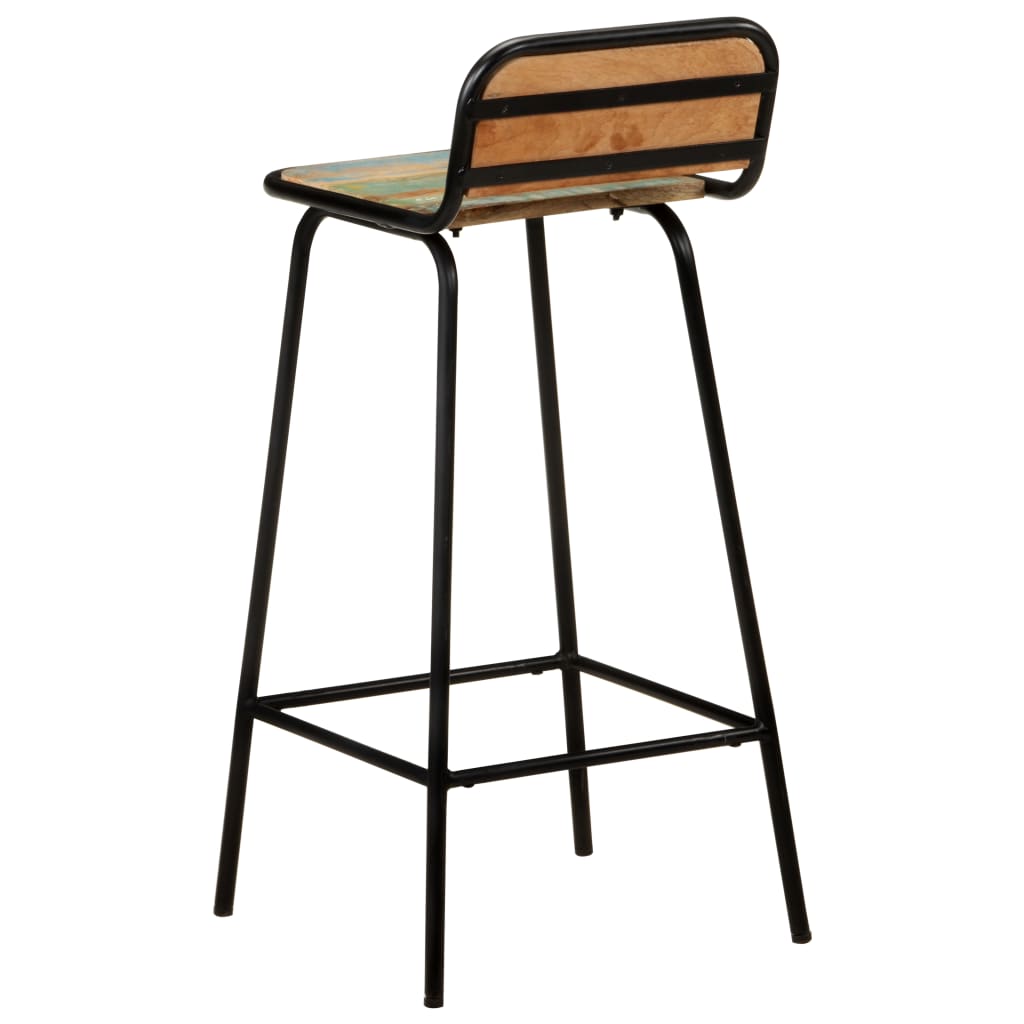 Barstoler 4 stk gjenvunnet heltre