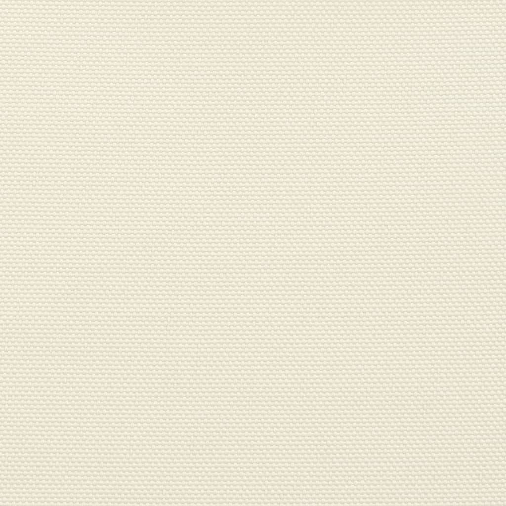 Solseil oxfordstoff rektangulær 2,5x4,5 m kremhvit