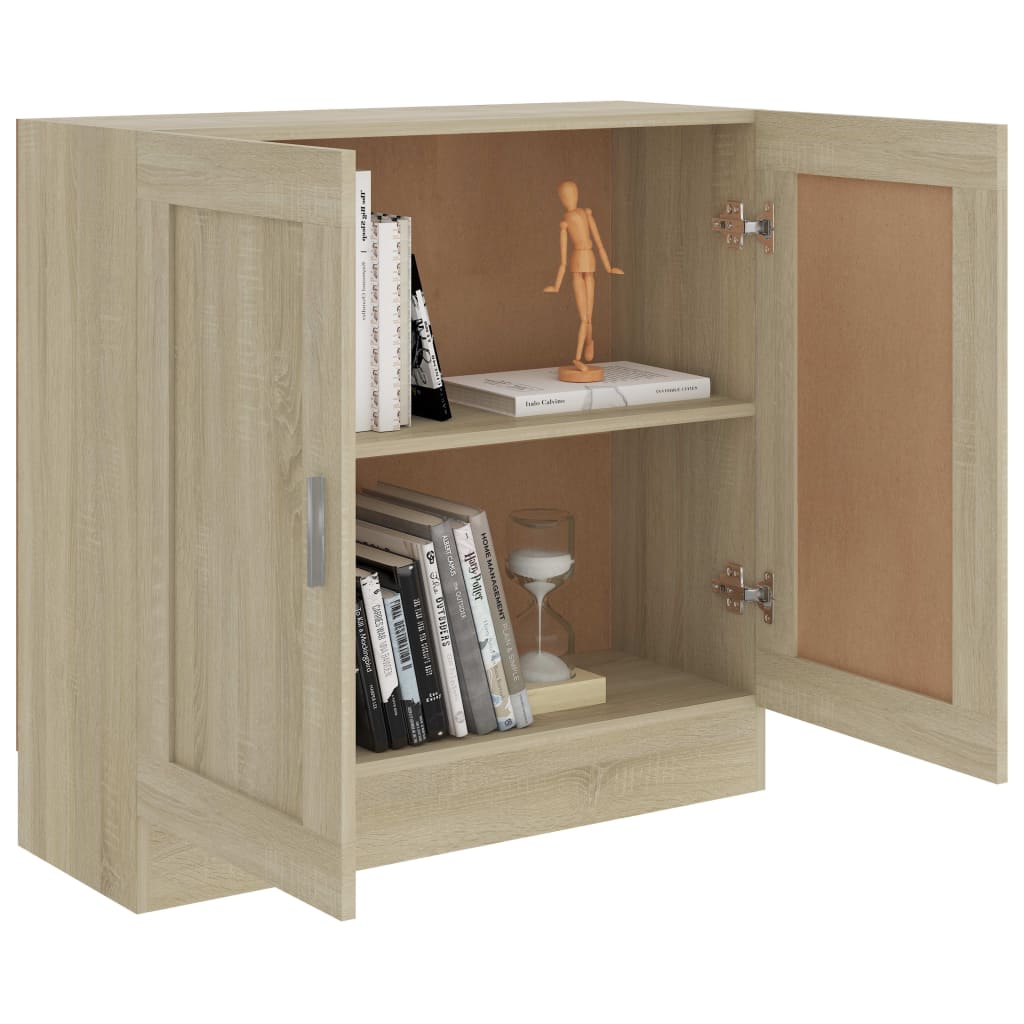 Bokhylle sonoma eik 82,5x30,5x80 cm konstruert tre