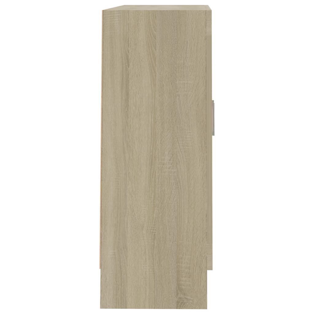 Bokhylle sonoma eik 82,5x30,5x80 cm konstruert tre