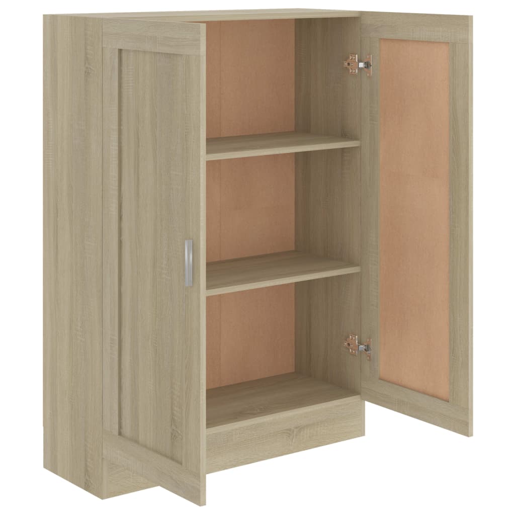 Bokhylle sonoma eik 82,5x30,5x115 cm konstruert tre
