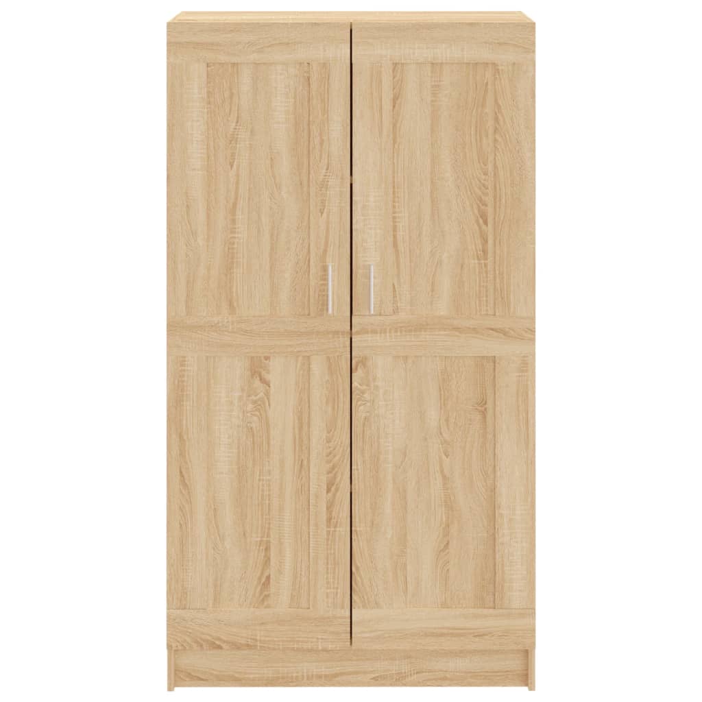 Bokhylle sonoma eik 82,5x30,5x150 cm konstruert tre