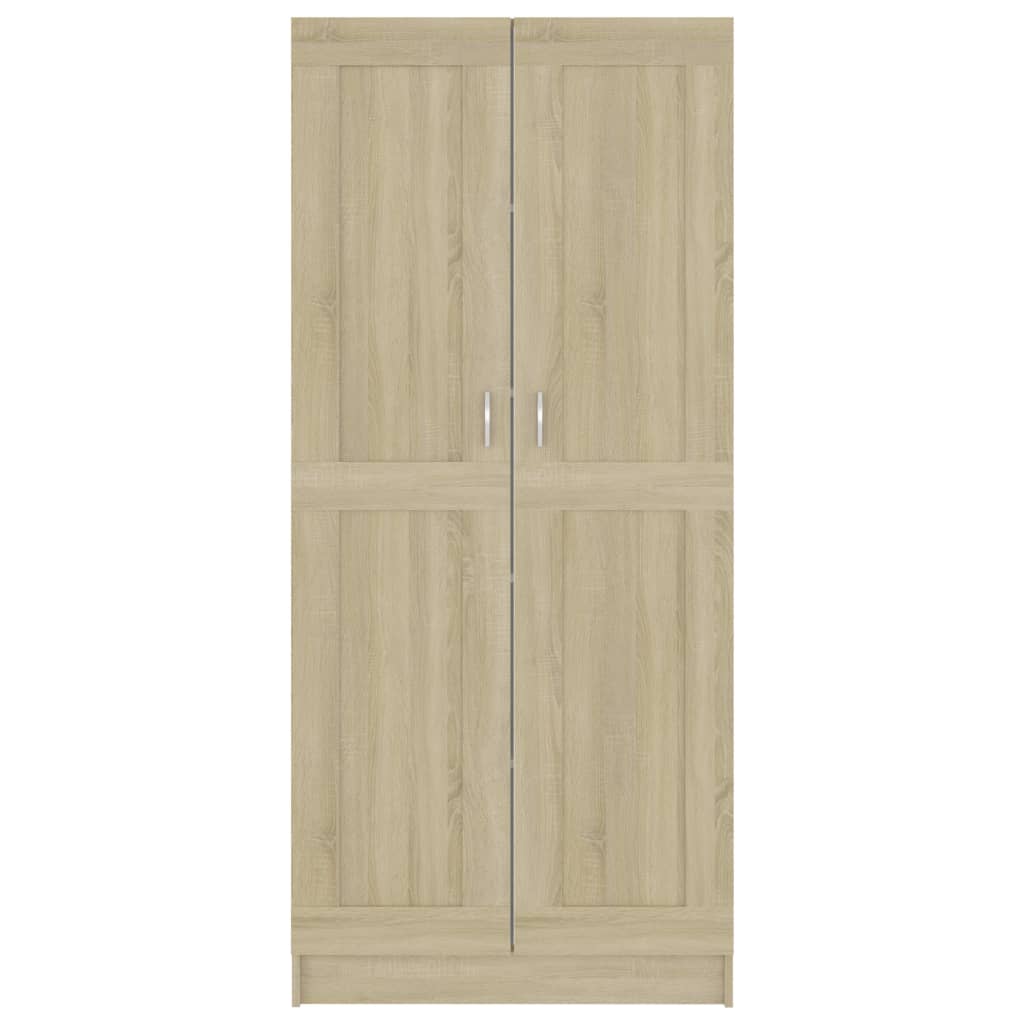 Bokhylle sonoma eik 82,5x30,5x185,5 cm konstruert tre
