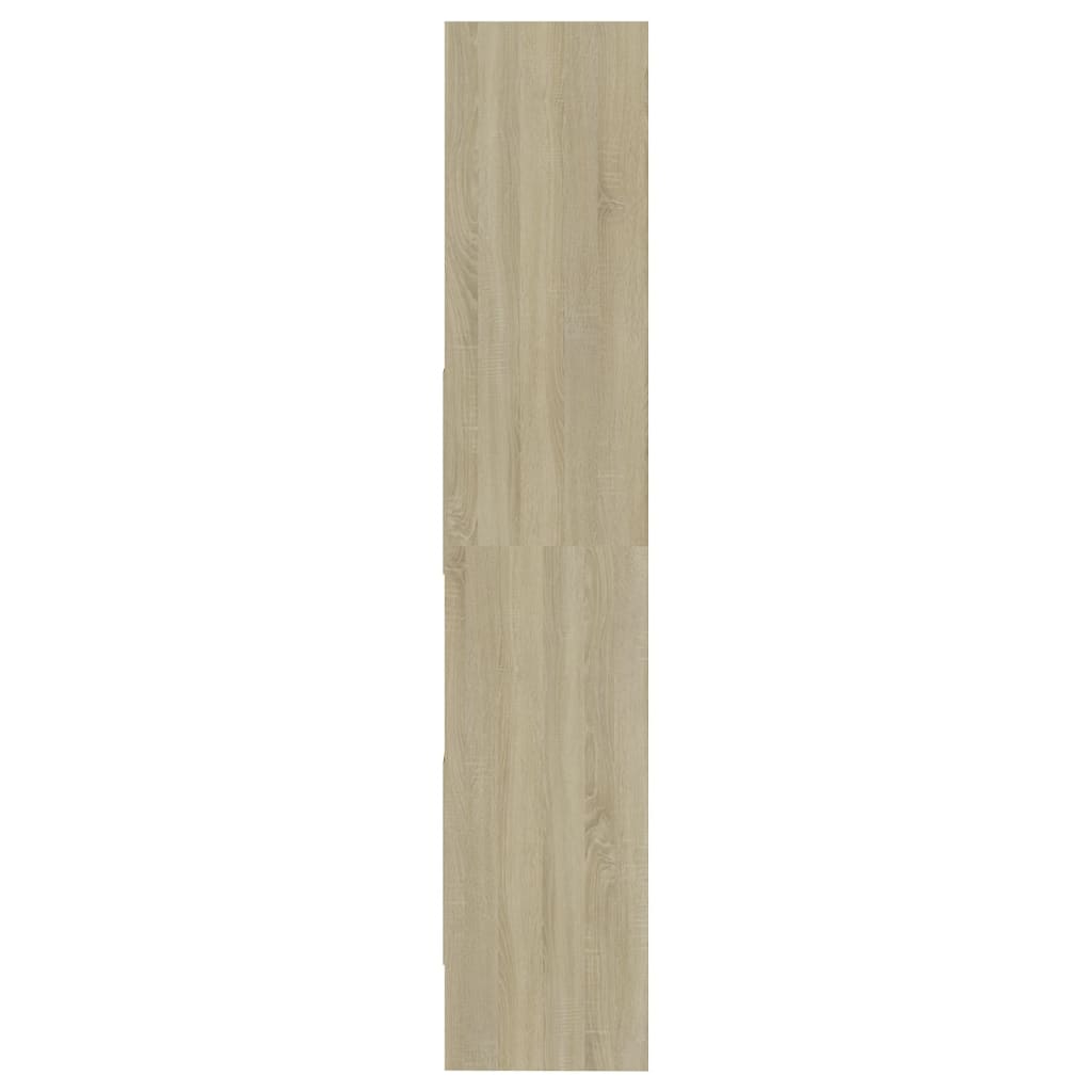 Bokhylle sonoma eik 60x35x180 cm konstruert tre