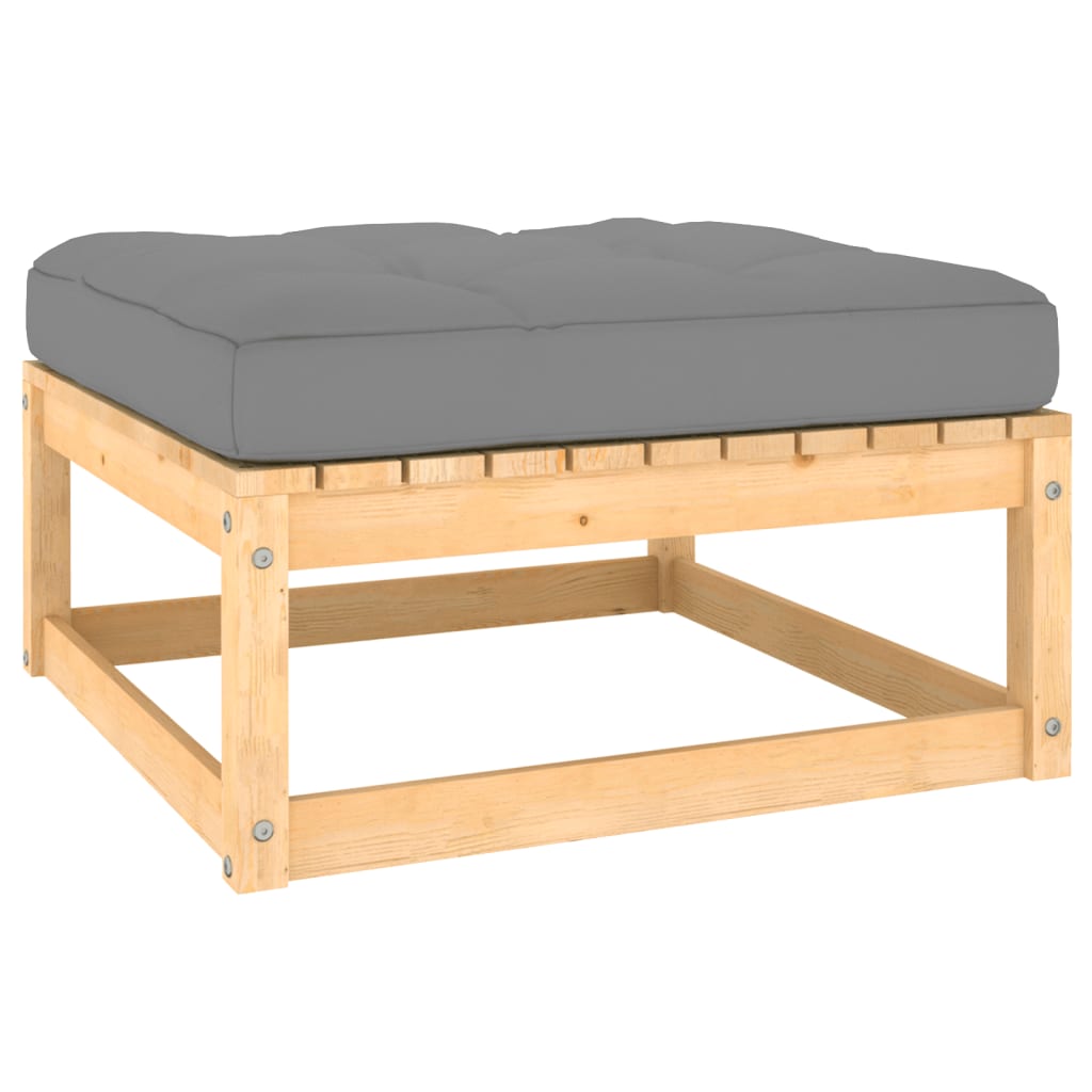 Hagesofagruppe med puter 2 deler heltre furu