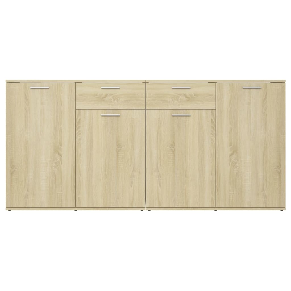 Skjenk sonoma eik 160x36x75 cm konstruert tre
