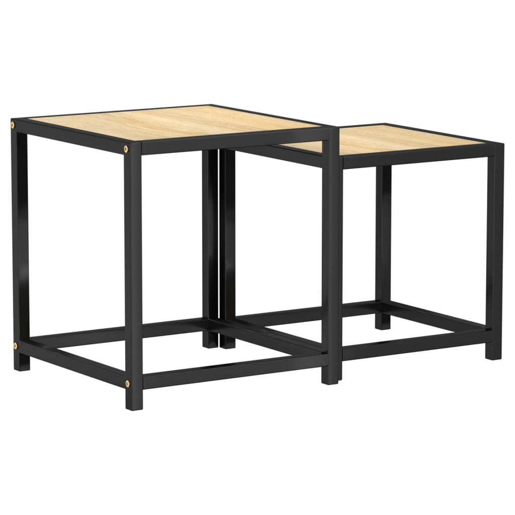 Tebord 2 stk MDF sonoma eik
