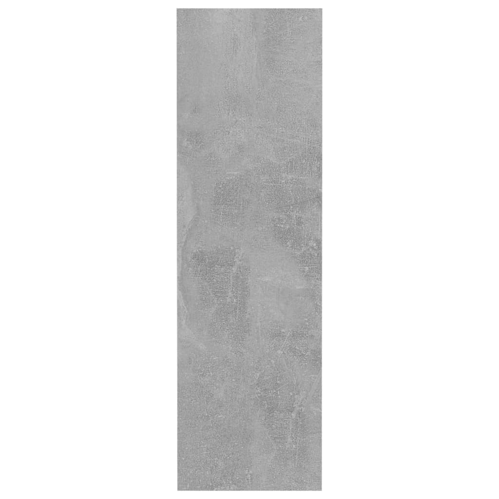 Veggskoskap betonggrå 60x18x60 cm sponplate
