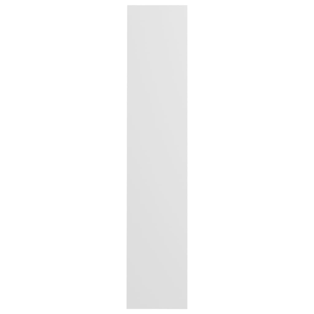 Veggskoskap hvit 60x18x90 cm sponplater