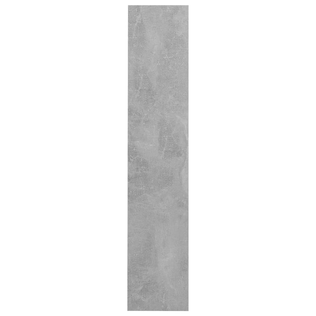 Veggskoskap betonggrå 60x18x90 cm sponplater