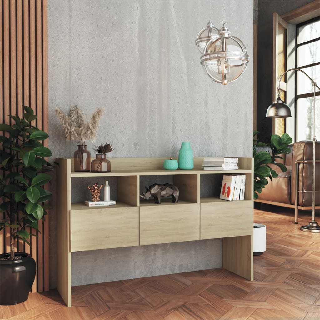 Skjenk sonoma eik 105x30x70 cm konstruert tre