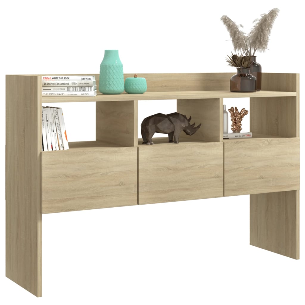Skjenk sonoma eik 105x30x70 cm konstruert tre