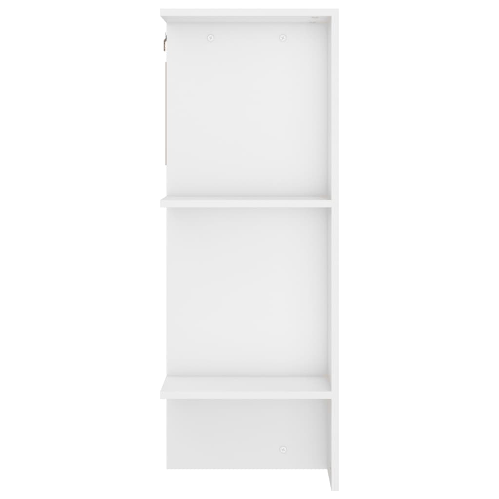 Gangskap hvit 97,5x37x99 cm konstruert tre