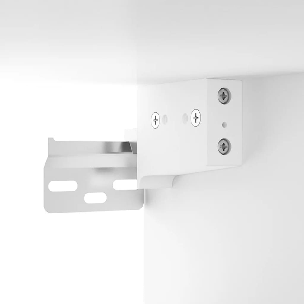 Gangskap hvit 97,5x37x99 cm konstruert tre