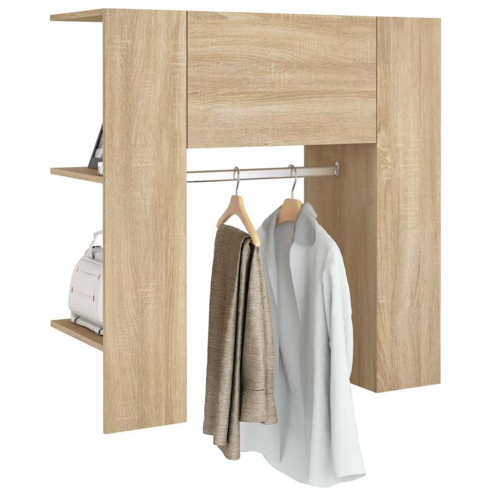 Gangskap sonoma eik 97,5x37x99 cm konstruert tre