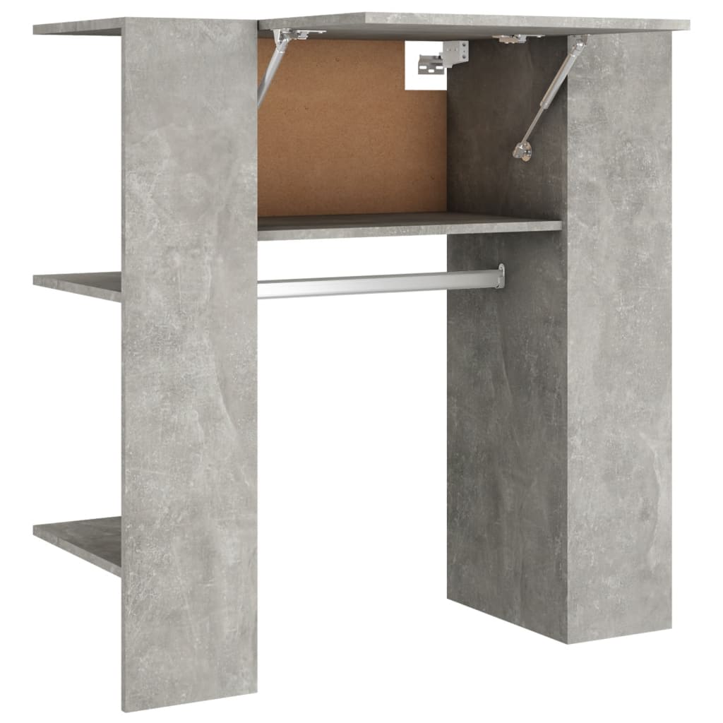 Gangskap betonggrå 97,5x37x99 cm konstruert tre