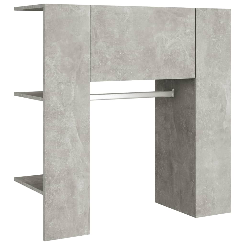 Gangskap betonggrå 97,5x37x99 cm konstruert tre
