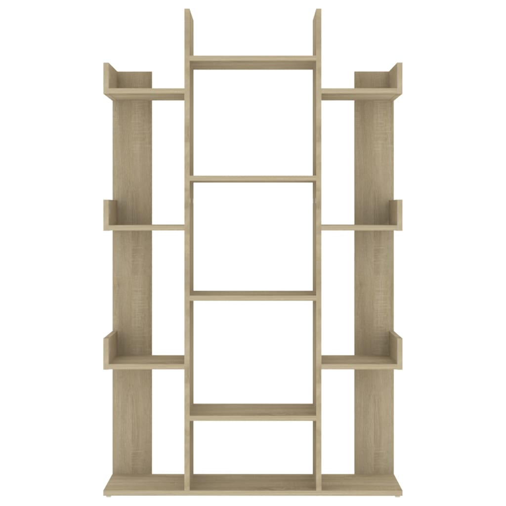 Bokhylle sonoma eik 86x25,5x140 cm konstruert tre