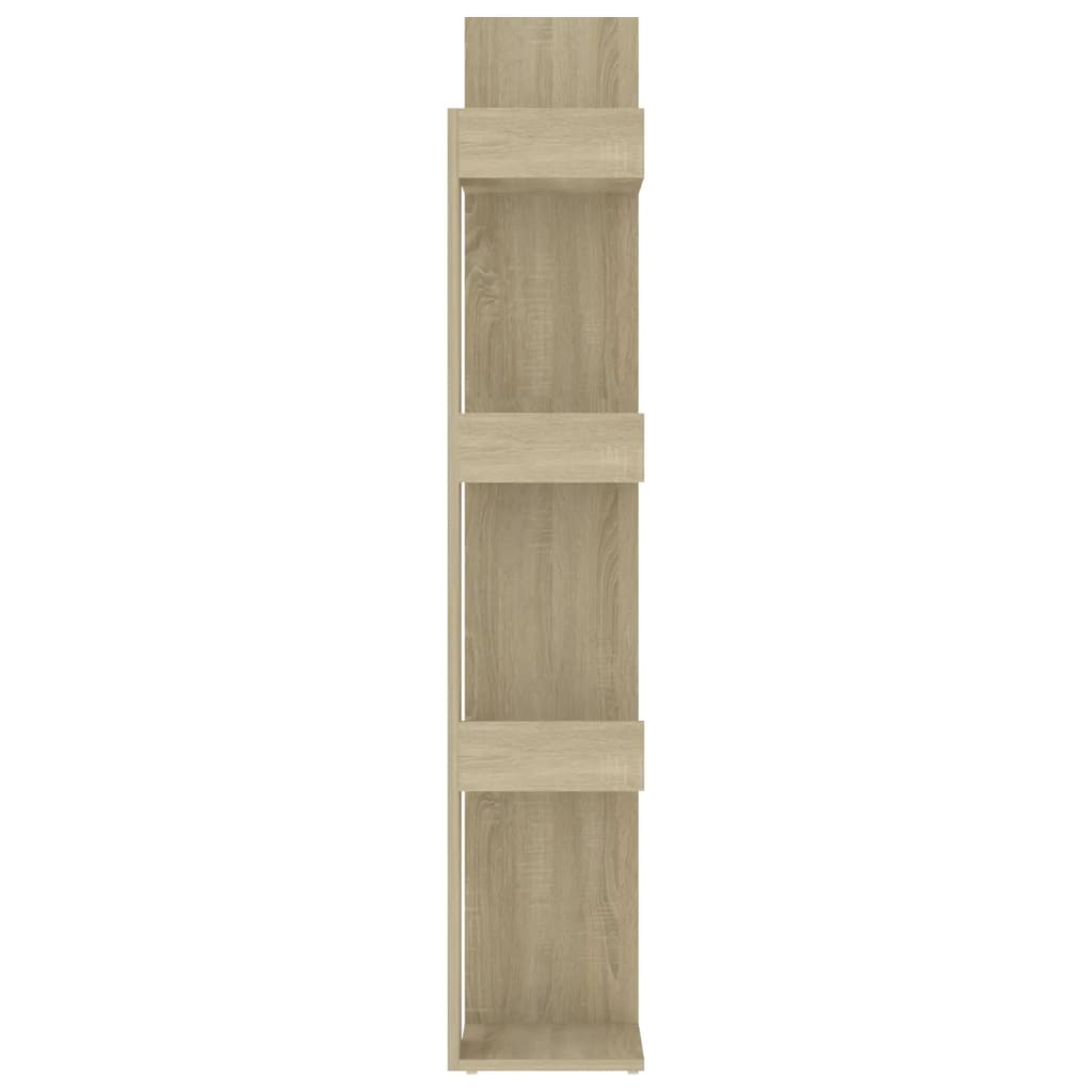 Bokhylle sonoma eik 86x25,5x140 cm konstruert tre