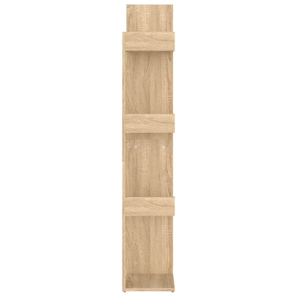 Bokhylle sonoma eik 48x25,5x140 cm konstruert tre