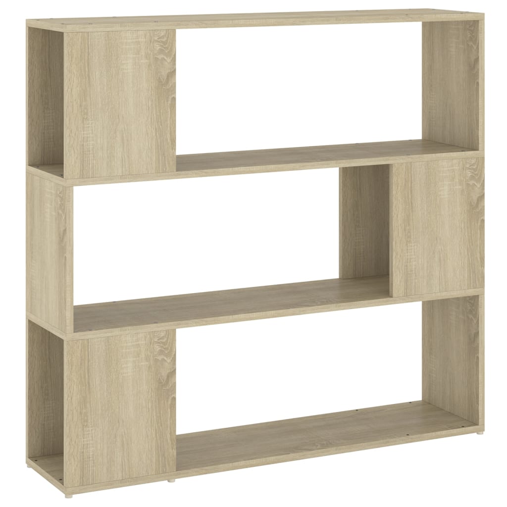 Bokhylle/romdeler sonoma eik 100x24x94 cm