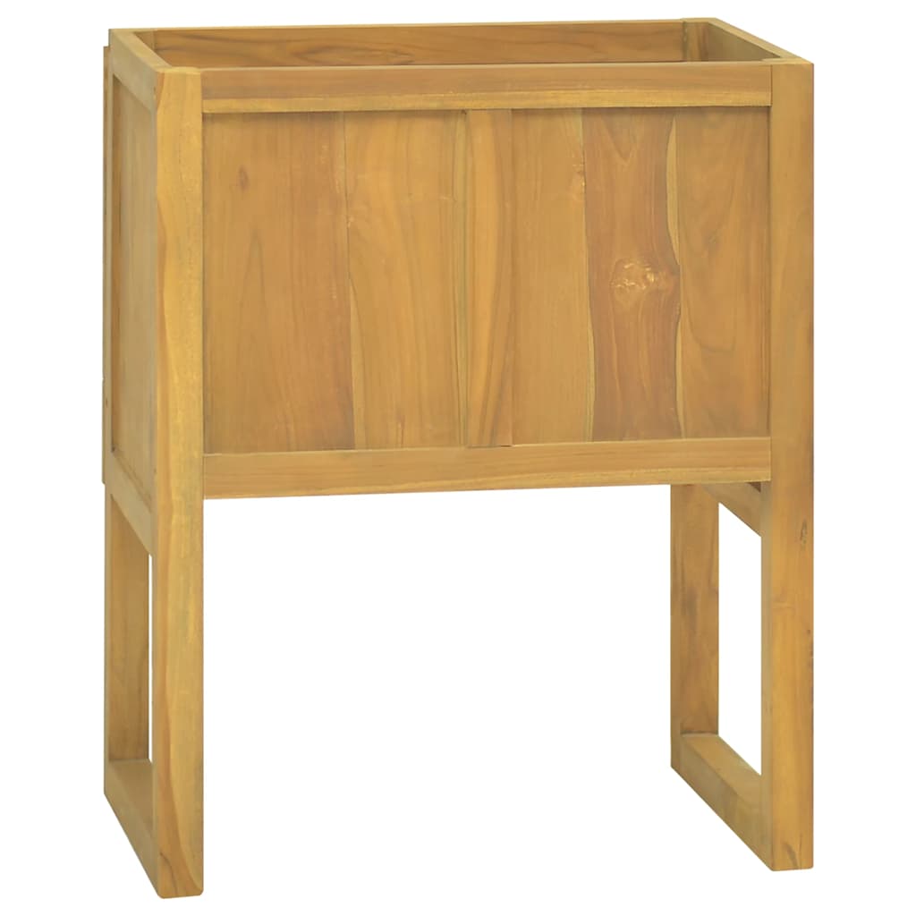 Baderomsskap 60x40x75 cm heltre teak