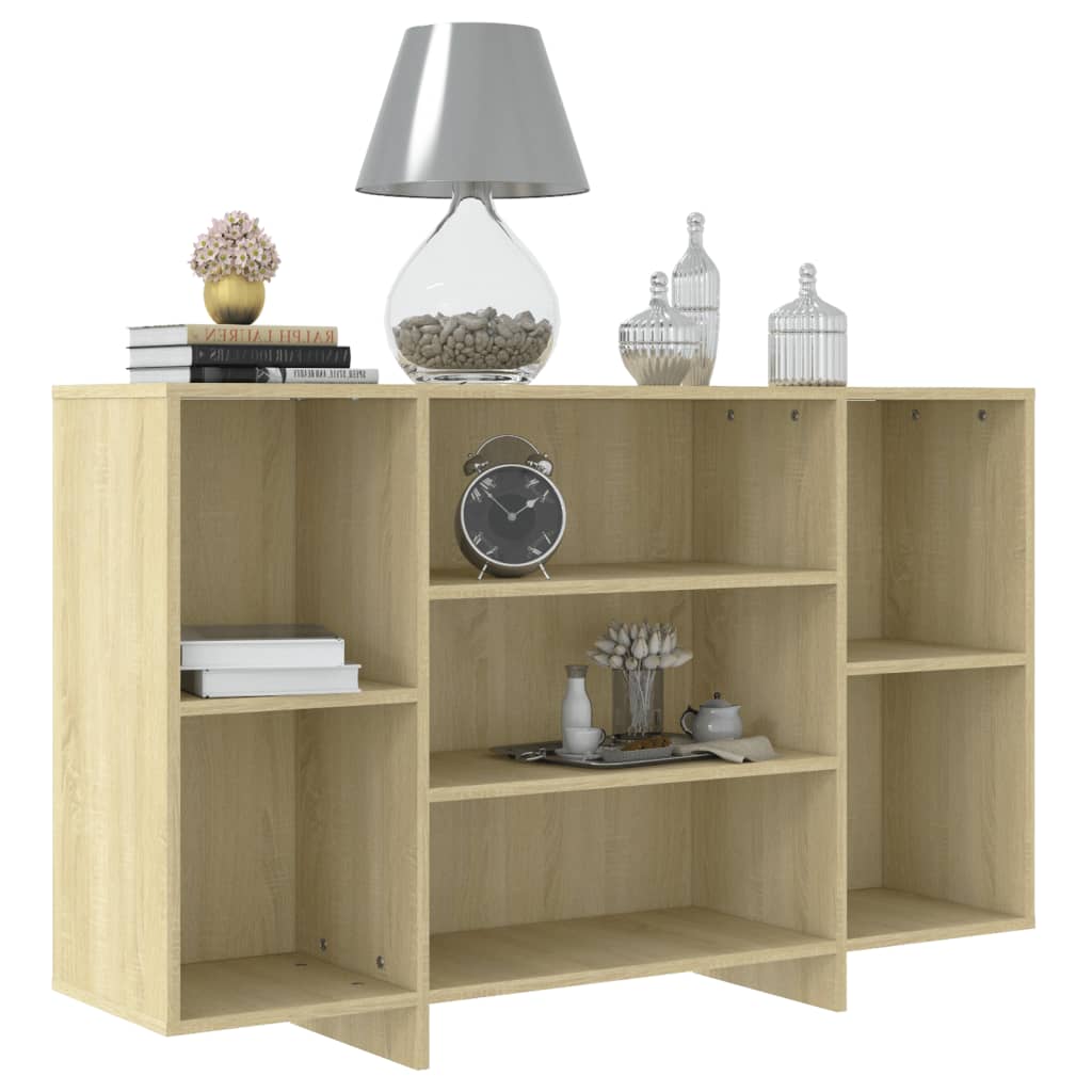 Skjenk sonoma eik 120x30x75 cm konstruert tre