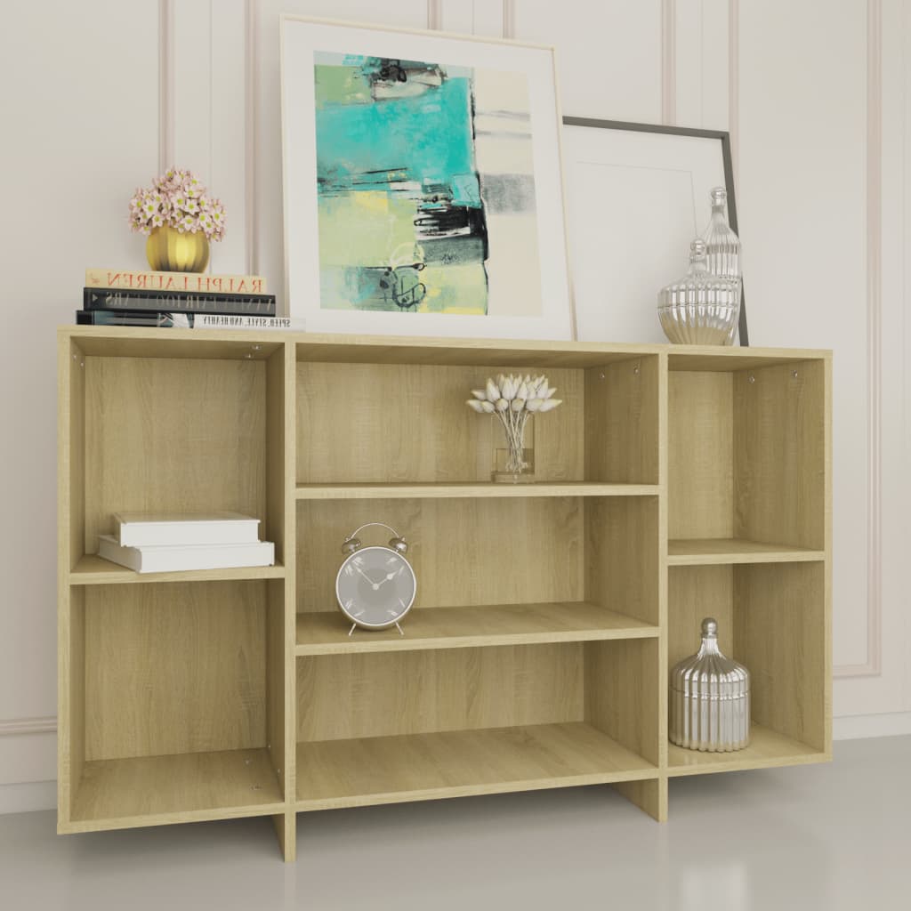 Skjenk sonoma eik 120x30x75 cm konstruert tre
