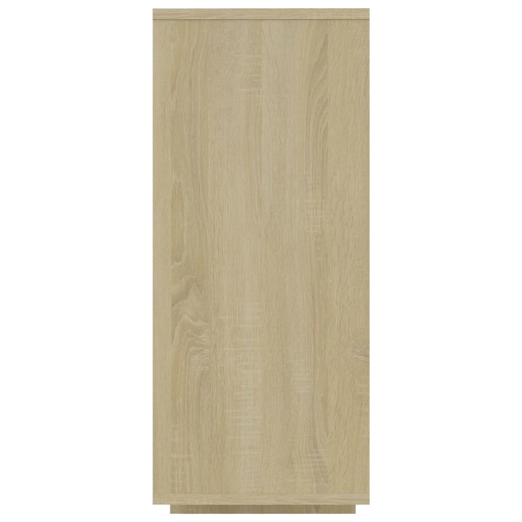 Skjenk sonoma eik 120x30x75 cm konstruert tre