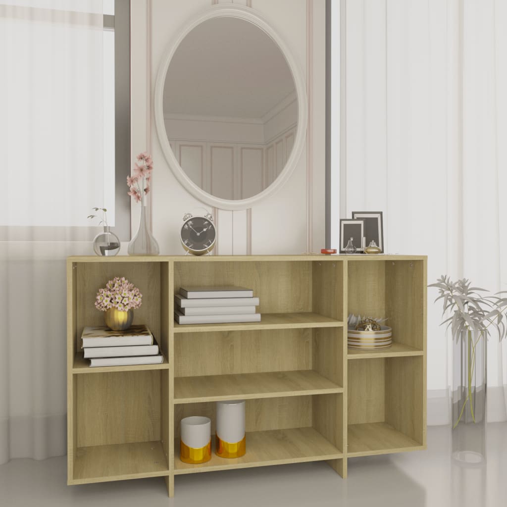 Skjenk sonoma eik 120x30x75 cm konstruert tre