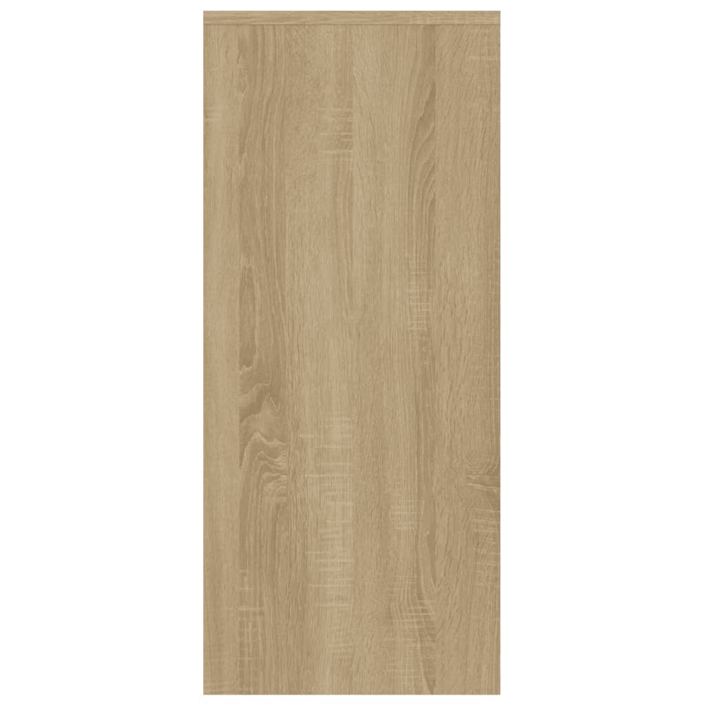 Skjenk sonoma eik 102x33x75 cm konstruert tre