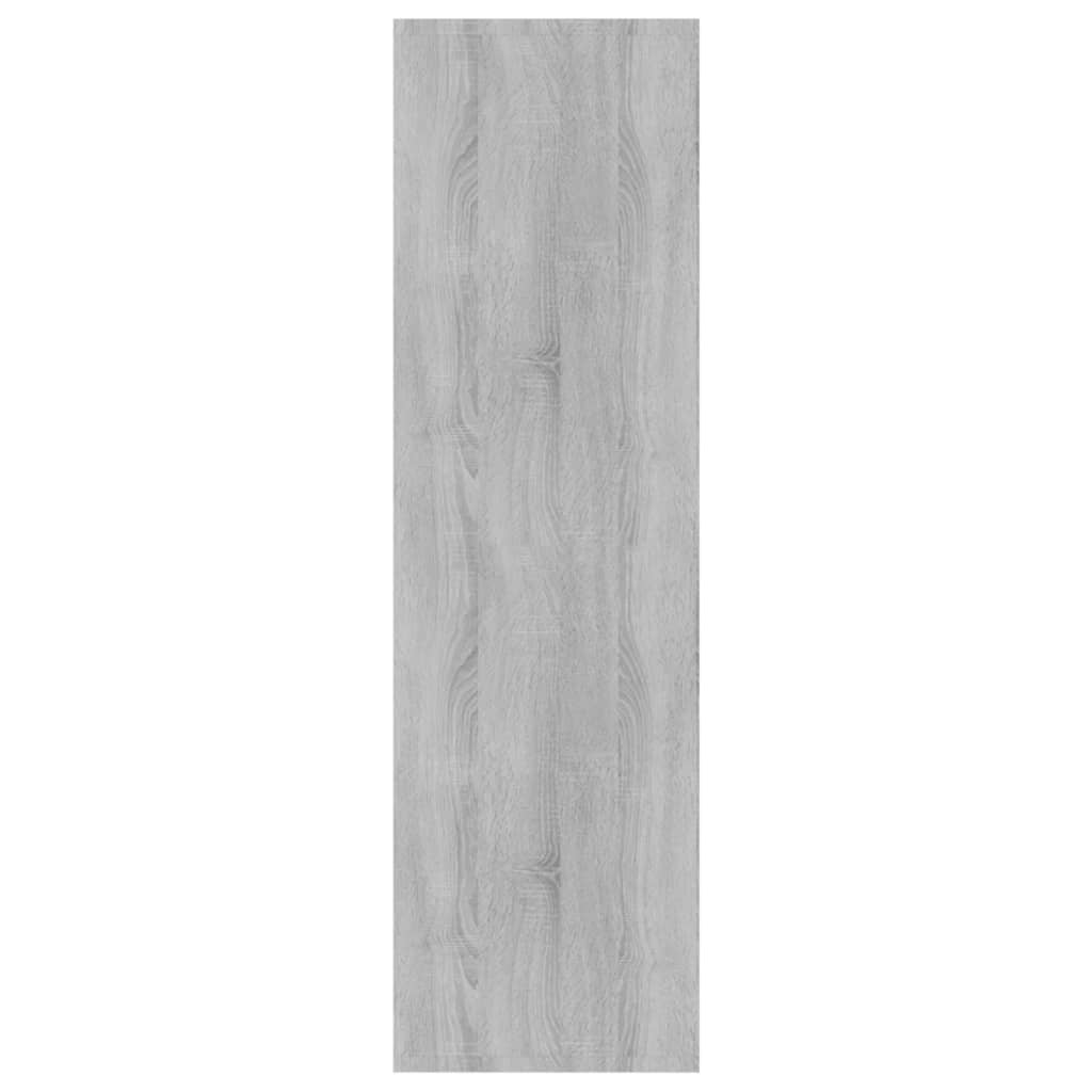 Bokhylle/romdeler grå sonoma eik 80x30x103 cm konstruert tre