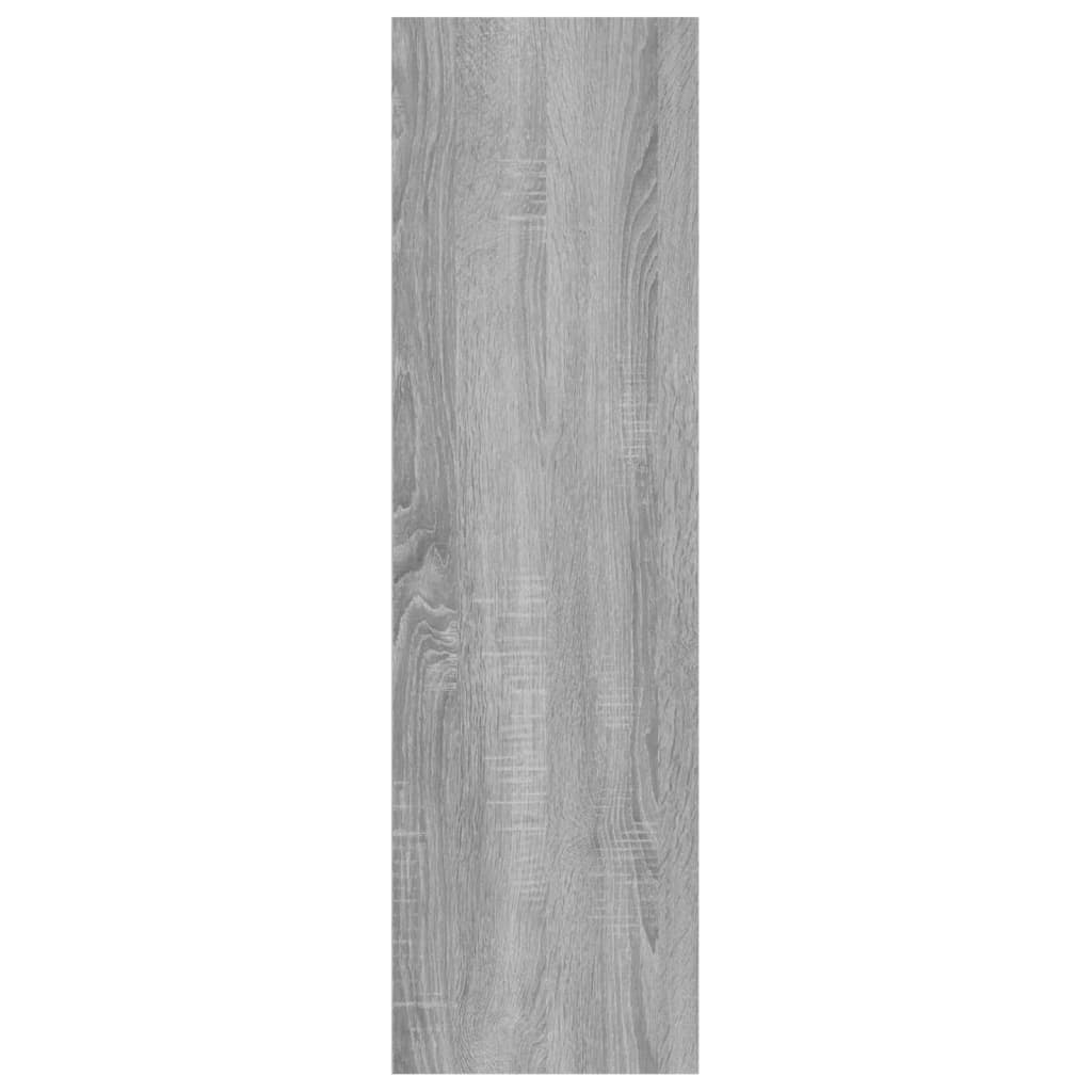 Bokhylle/romdeler grå sonoma eik 100x30x103 cm