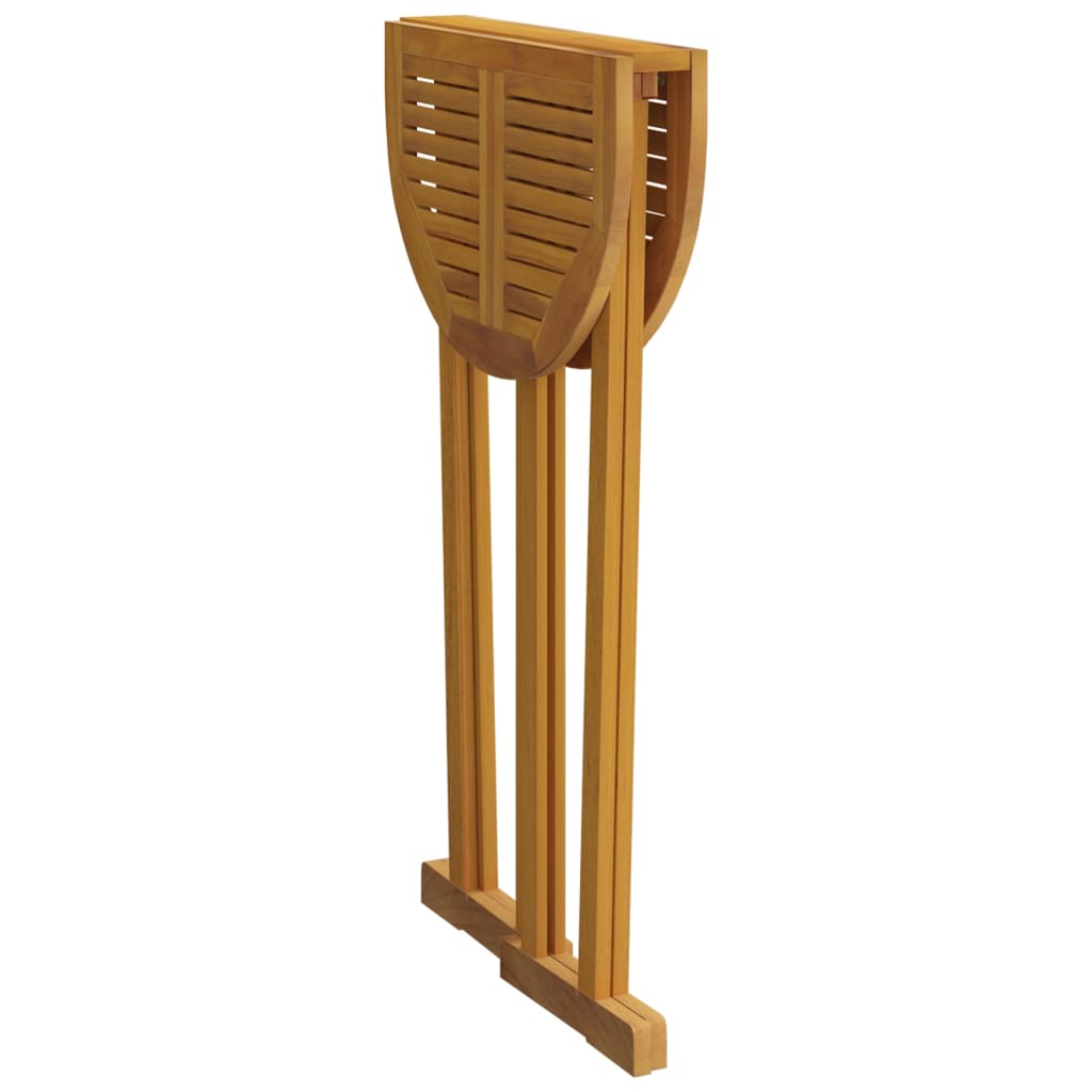Sammenleggbart barbord 90x65x105 cm heltre teak