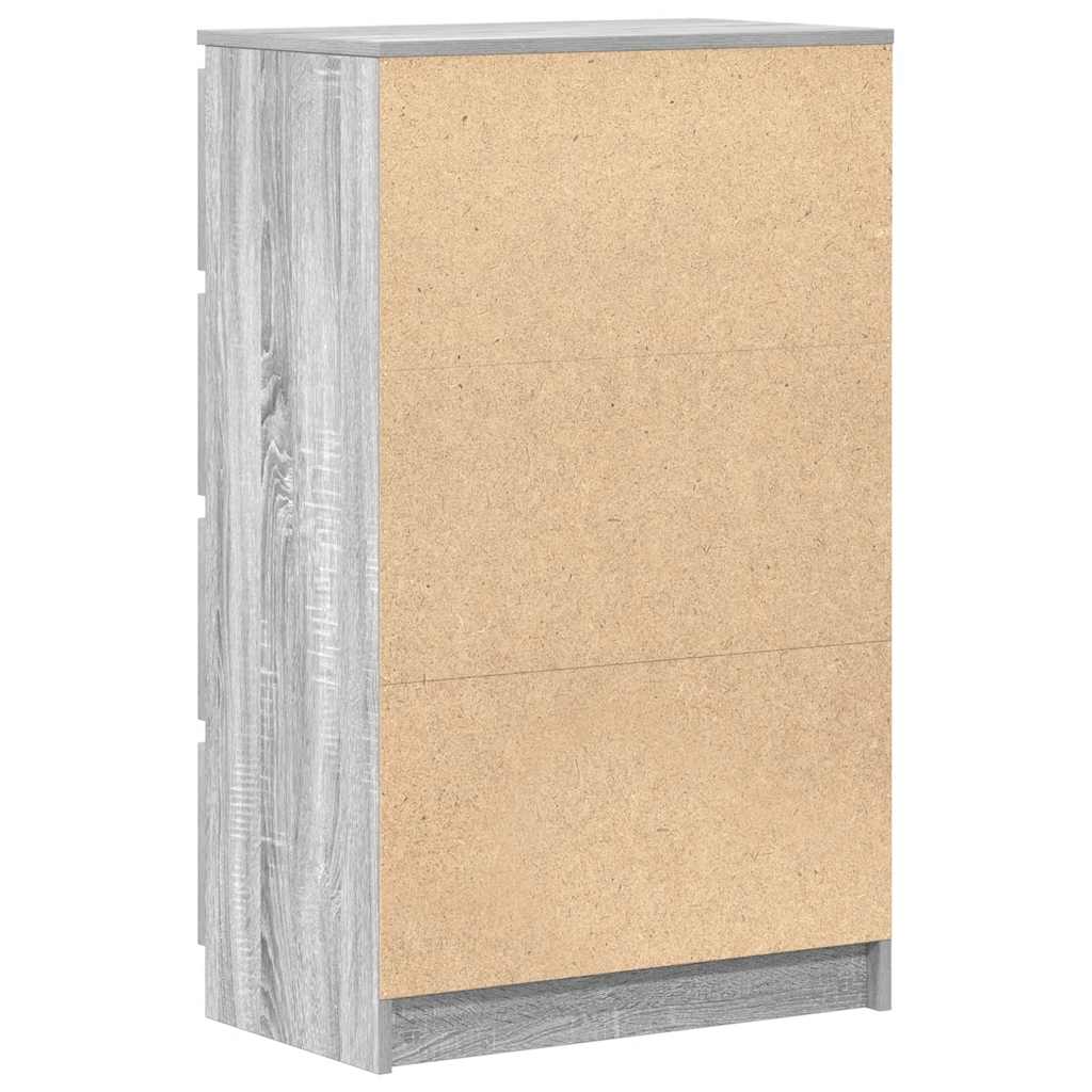 Skjenk grå sonoma 60x35x98,5 cm konstruert tre